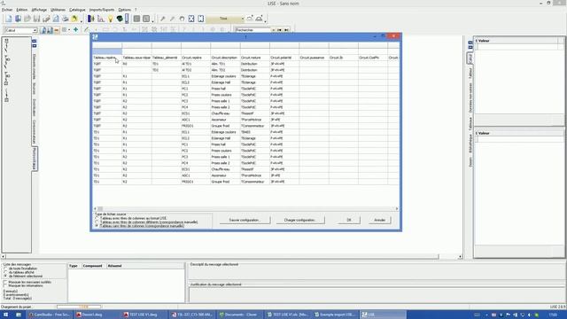 Importation de données CSV ou EXCEL sous LISE смотреть онлайн