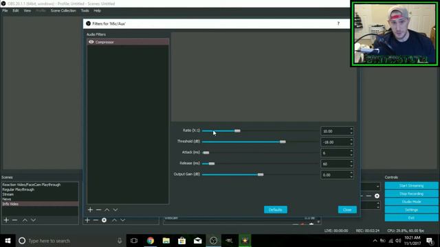 BEST MICROPHONE SETTINGS FOR OBS!!! (2018) смотреть онлайн