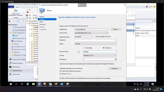 Create a Cloud Management Gateway (VMSS) with a Custom Domain in ConfigMgr смотреть онлайн