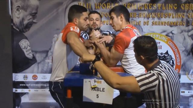 ★ ALAN ZOLOEV ★ Left Hand 75kg ★ World Armwrestling Championship 2021