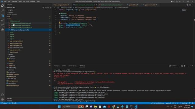 Angular #22 - Property Decorator @Input (Sharing data from parent to child component) смотреть онлайн