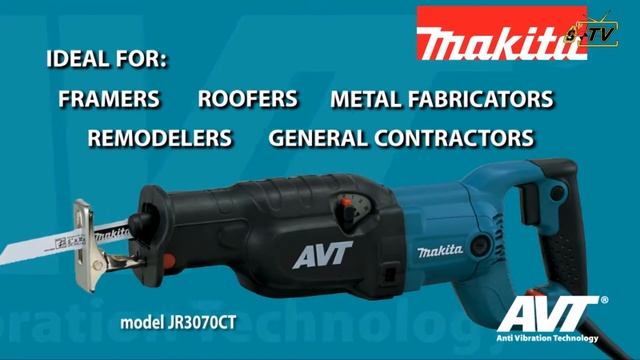 Makita AVT Recipro Saw JR070CT