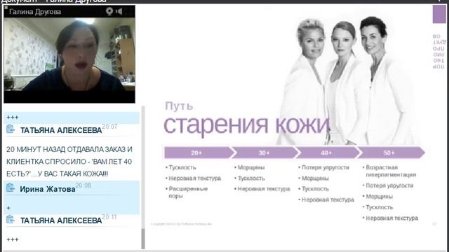 Галина Другова. Вебинар: уход за лицом!! смотреть онлайн