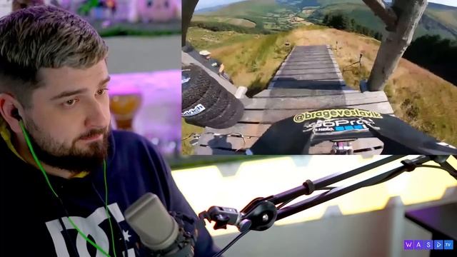 HARD PLAY РЕАКЦИЯ СЛОЖНЕЙШАЯ ТРАССА ДЛЯ ГОРНОГО ВЕЛОСИПЕДА - Yuri The Professional