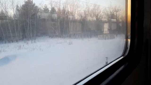 Мастрюково - Жигулевское Море из окна электропоезда ЭД4М смотреть онлайн