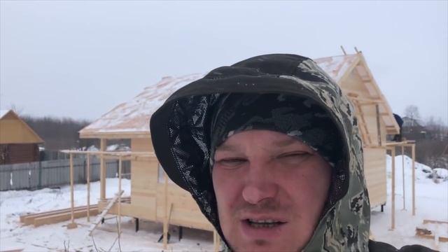 Зачем делать "парашют" на крыше?| Гидроизоляция кровли каркасного дома| Часть 10 смотреть онлайн