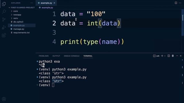 Python Django Course | Casting Specific Data Types смотреть онлайн