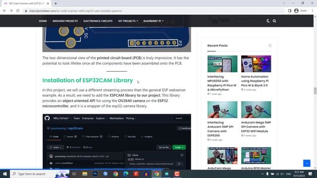 QR Code Scanner with ESP32 CAM Module & OpenCV Python Library смотреть онлайн