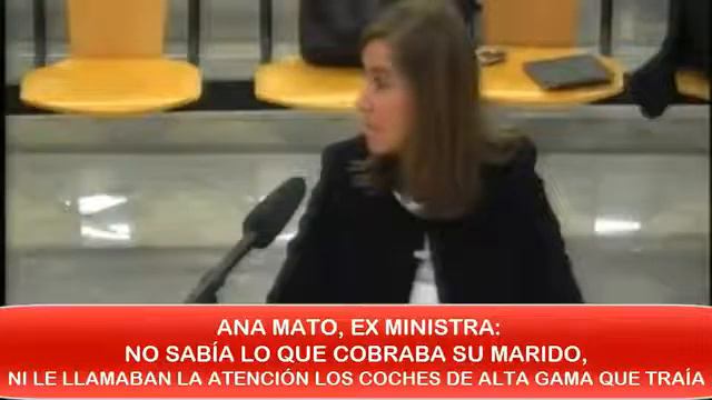 Ana Mato, Ministra y no sabe en qué trabajaba su marido. GÜRTEL смотреть онлайн