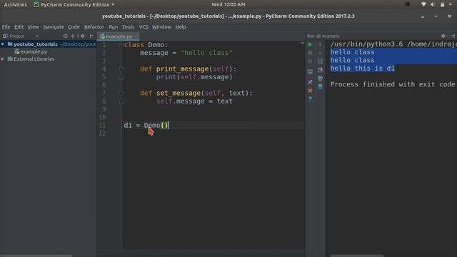 78. OOPS - passing parameters to methods | Python 3 | Hindi смотреть онлайн