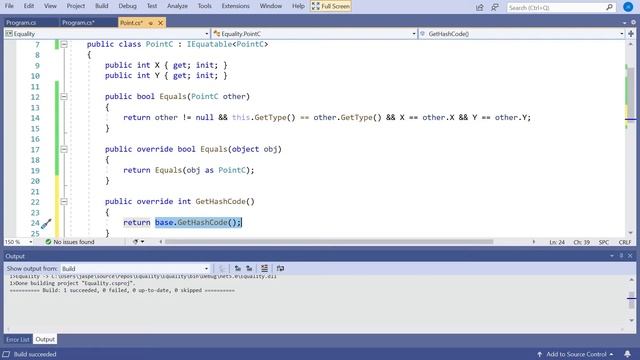 C# Equality and Hashcodes смотреть онлайн