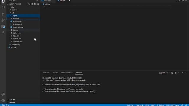 Cara Install Numpy python di Visual Studio Code ( How to install numpy in visual studio code ) смотреть онлайн