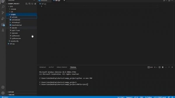 Cara Install Numpy python di Visual Studio Code ( How to install numpy in visual studio code )