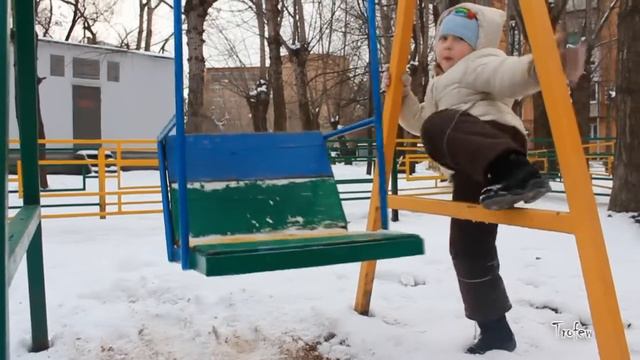 Зима в Москве, пробежка со стедиком. смотреть онлайн