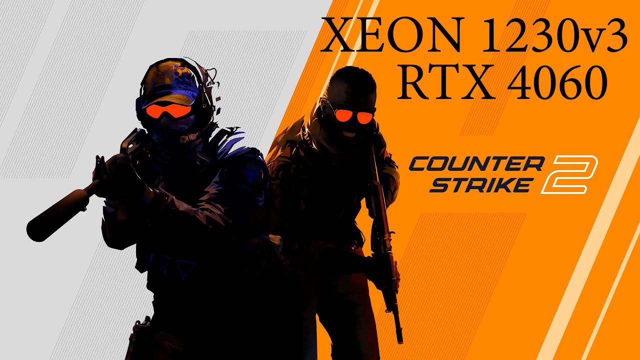 Counter-Strike 2 FPS Benchmark XEON 1230v3 RTX 4060 1280x1024 De_Dust 2