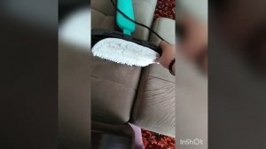 Чистка дивана без химии! Паровая швабра kitfort KT1011-3