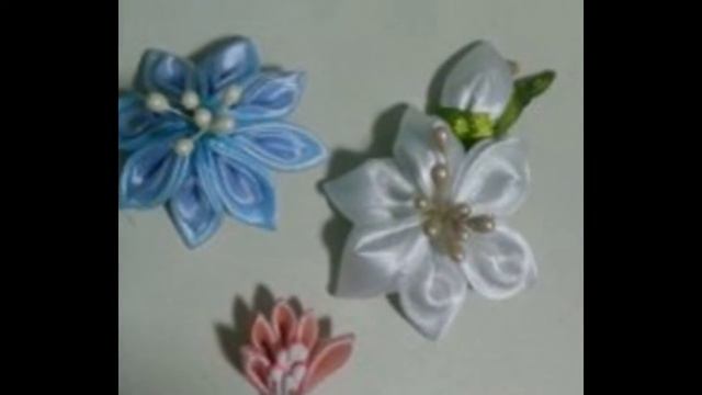 заколки и ободки для волос из атласных ленточек смотреть онлайн