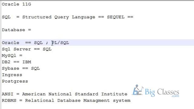 Oracle PL / SQL Training Videos Part 1 - Oracle PL / SQL Tutorial - BigClasses смотреть онлайн