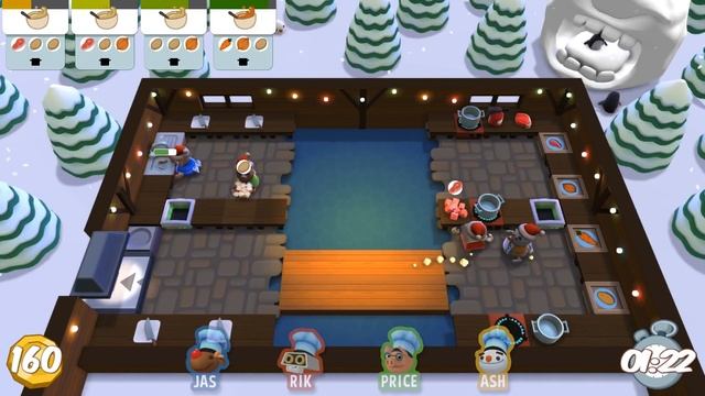 Overcooked - #23 - Streamlined Turkey Delivery (Overcooked Festive Seasoning DLC) смотреть онлайн
