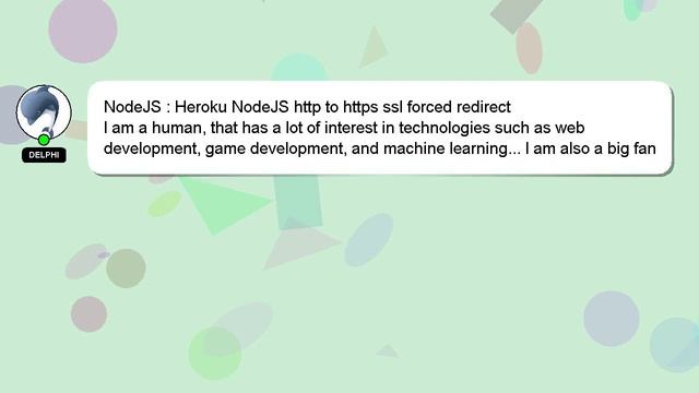 NodeJS : Heroku NodeJS http to https ssl forced redirect смотреть онлайн
