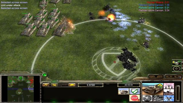 Gigantic Tank Spam - GLA Assault General vs USA Robots General 2 vs 4 смотреть онлайн