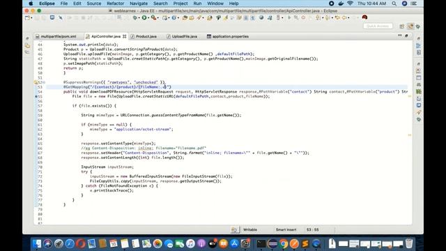 Spring Boot Upload Files, Image, Excel | Use Multipart File In Spring| Spring Boot Rest Api | Part смотреть онлайн