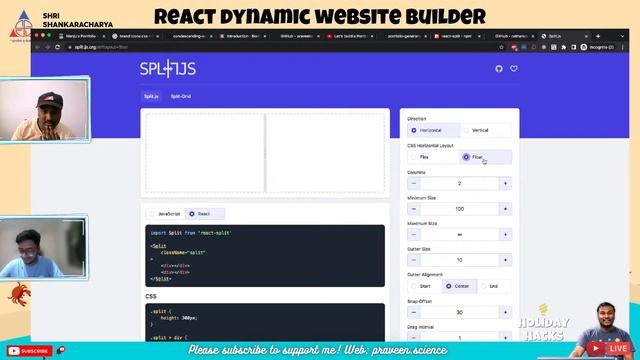 Session: React Dynamic Website Builder | Praveen Kumar Purushothaman | Holiday Hacks | CSE Dept SST смотреть онлайн
