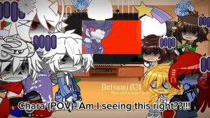• [ Part 3/? ] Undertale reacts to Horror sans l| Undertale |l Gacha club l| •