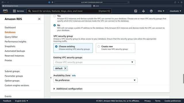 Create an AWS RDS MySQL Database смотреть онлайн