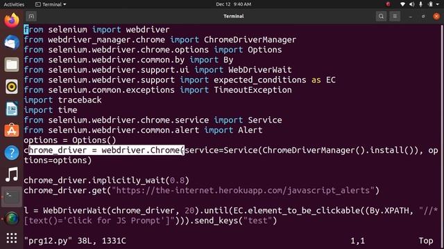 Python Selenium with alert button смотреть онлайн