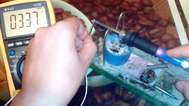 Паяльник с регулировкой температуры 60w / Soldering iron with adjustable temperature 60w смотреть онлайн