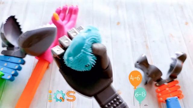 Хваталка - манипулятор бегемотик, рука, динозавр и акула