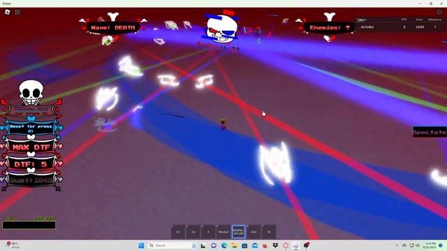 Roblox Sans Funny Boss Rush fake fatal and reaper real not fake gone wrong смотреть онлайн