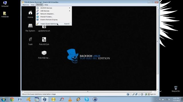 Installing THS-OS Into Virtualbox