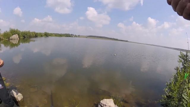 Рыбалка в Горскино, ловим карася на пылящее тесто , подводное видео смотреть онлайн