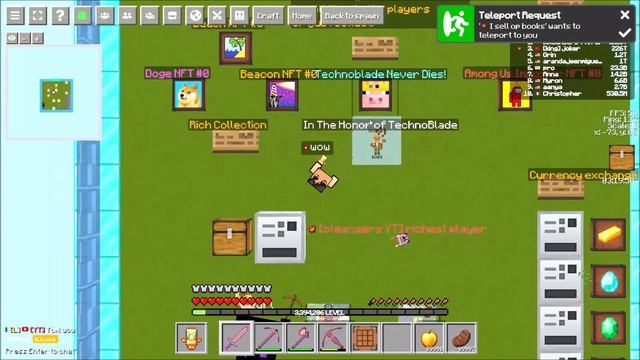 Klesh added my NFT to the Game! (Minecraft.io) смотреть онлайн