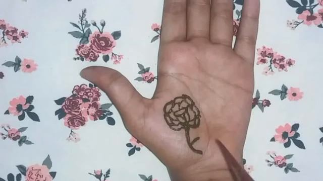 Rose flowers Mehndi tattoo design |New stylish Rose flower tattoo design simple Eid special | смотреть онлайн