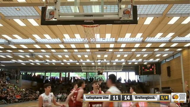 NBBL TOP4 2016 Halbfinale: ratiopharm akademie Ulm vs. TSV Tröster Breitengüßbach смотреть онлайн