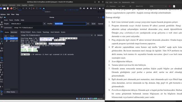 DENEYAP Siber Güvenlik Linux 12 Hafta06 Zenmap смотреть онлайн