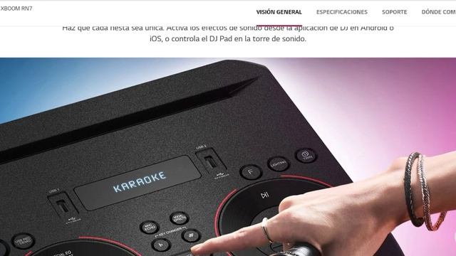 LG XBOOM RN7 - ESPECIFICACIONES, CARACTERÍSTICAS [Ivan Foccore] смотреть онлайн