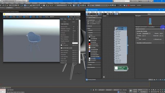Corona Sky - Уроки по настройки Материалов 3Ds Max и Corona Renderer смотреть онлайн
