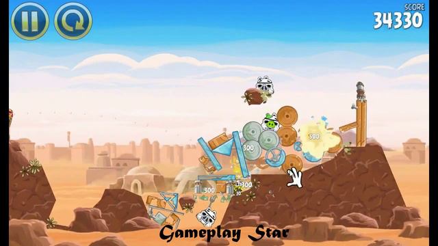 Angry Birds Star Wars Level 1-20 Tatooine Walkthrough - Gameplay Star смотреть онлайн