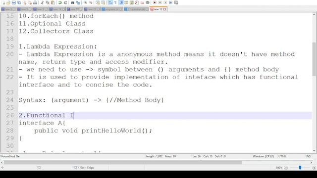 01 Features Of Java 8 смотреть онлайн