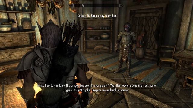 Inigo's dragon joke #skyrim смотреть онлайн