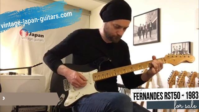 Fernandes stratocaster reissue 50 - RST 50 revival 1983 - made in japan смотреть онлайн