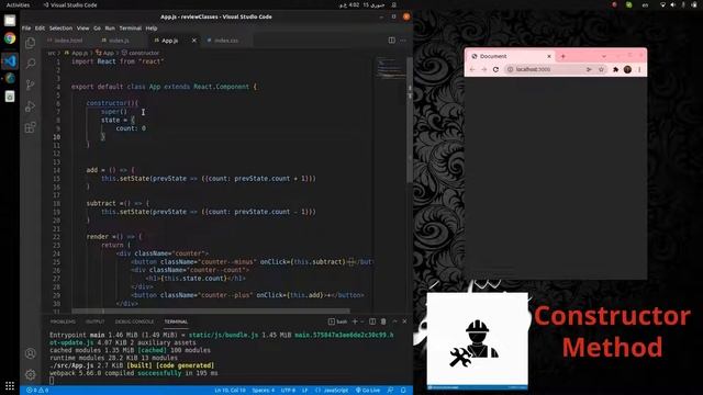 ReactJs Understanding Constructor with React Components смотреть онлайн