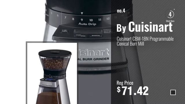 Top 10 Cuisinart Coffee Grinders [2018]: Cuisinart DBM-8 Supreme Grind Automatic Burr Mill смотреть онлайн
