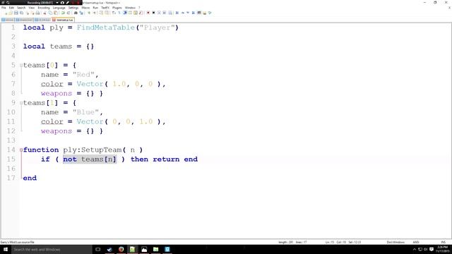 [Gmod] Lua Tutorial 4: Set teams and Adding Lua Files смотреть онлайн