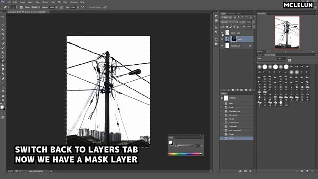 Removing Background Using Photoshop Luma Mask смотреть онлайн