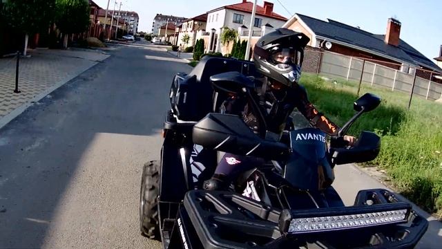 Квадроцикл АВАНТИС - Стильный чёрный дерзкий (AVANTIS HUNTER 200 BIG PREMIUM) смотреть онлайн